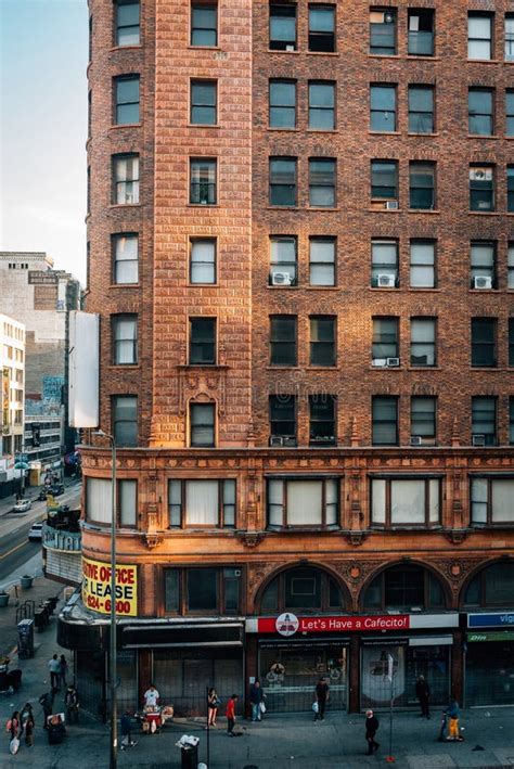 Historic Architecture In Downtown Los Angeles California Editorial