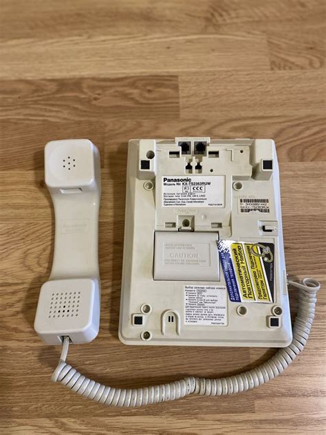 Телефон стаціонарний PANASONIC KX-TS2363 (KX-TS2363RUW): 370 грн ...