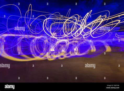 Fire dancers Swing fire dancing show at night fire show on the beach ...