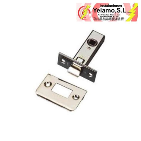 PICAPORTE CROMADO 6 45 MM Instalaciones Yelamo S L