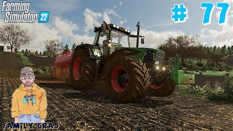 77 Farming Simulator 22 Rozlewanie gnojowicy nawożenie naturalne