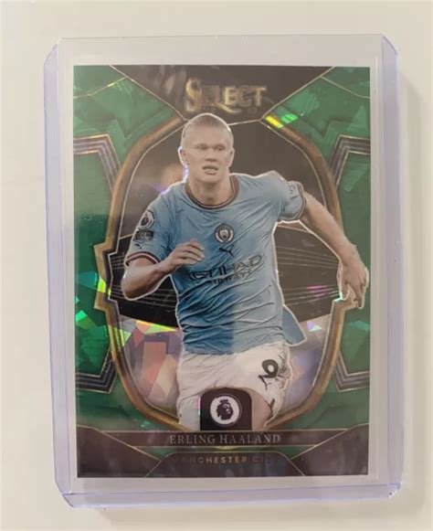 Erling Haaland Panini Premier League Select Green Ice Prizm