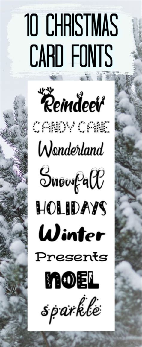 10 Christmas Card Fonts | The Font Bundles Blog