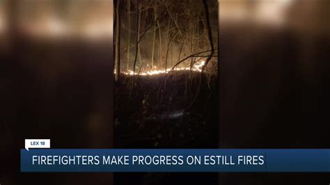 Firefighters Make Progress On Estill County Fires