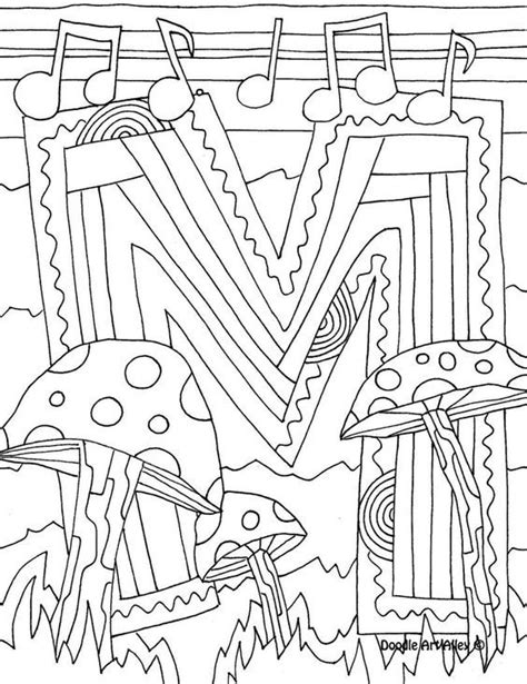 Doodle Art Gallery Coloring Pages Doodle Art Alley Alphabet | The Best ...