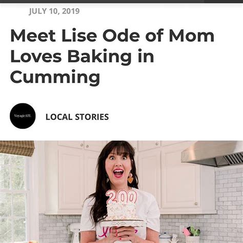 Lise Ode Mom Loves Baking Momlovesbaking • Instagram Photos And Videos Food Food Cookbook