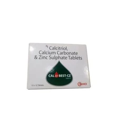 Calcitriol Calcium Carbonate And Zinc Sulphate Tablets At Best Price In