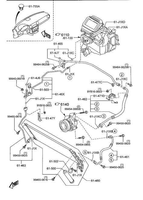 Diagram AIR CONDITIONER for your Mazda MX-5 Miata