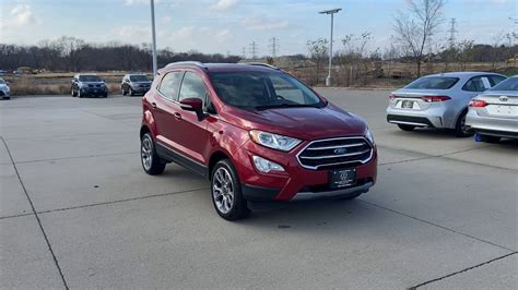 2018 Ford Ecosport Des Moines Johnston West Des Moines Clive Waukee Ia Jc192399v Youtube