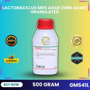 Jual Lactobacillus MRS Agar MRS Agar ISO Granulated Media 500 Gr