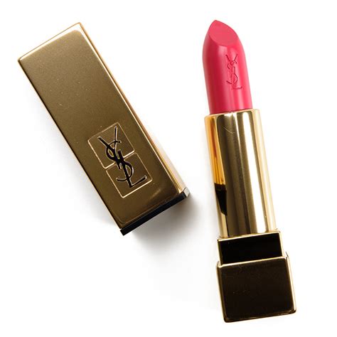 YSL Nude Fougueux Fuchsia Allusion Rouge Pur Couture Lipsticks Reviews Swatches FRE MANTLE
