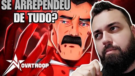 React Um Recado Para Mark Novatroop Omni Man Invenc Vel Youtube