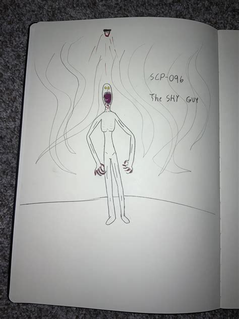 I drew SCP-096 fan art, not my best, but fine : r/SCP