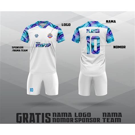 Jual Jersey Futsal Jersey Bola Full Printing Jersey Volly Jersey