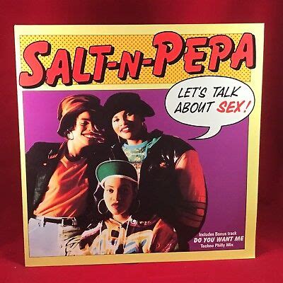 Salt N Pepa Let S Talk About Sex Uk Vinyl Single Excellent