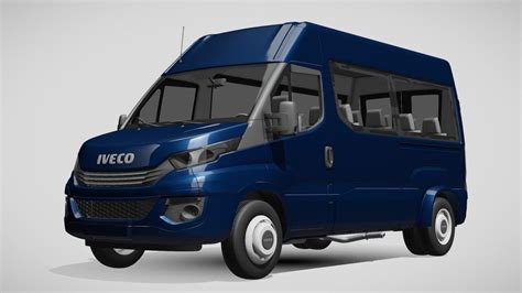 Iveco Daily Minibus L2h2 2017 Deep3dsea