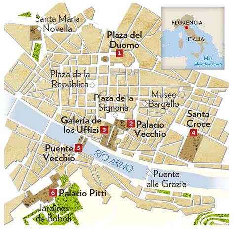 estrategia Histérico parque Natural florencia italia mapa politico ...