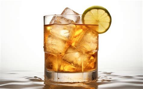 Premium Photo Refreshing Glass Of Ice Tea With Lemon Slice