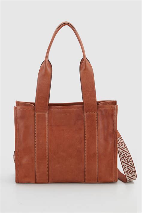 Evity Pia Leather Tote Bag Strandbags Australia