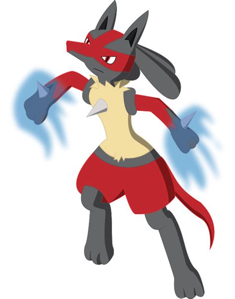 Red Lucario By Zeydaan On Deviantart