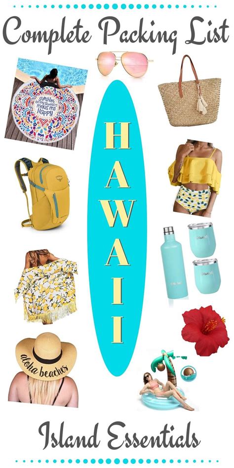 What To Pack For Hawaii Printable Checklist Wanderlustyle Ultimate