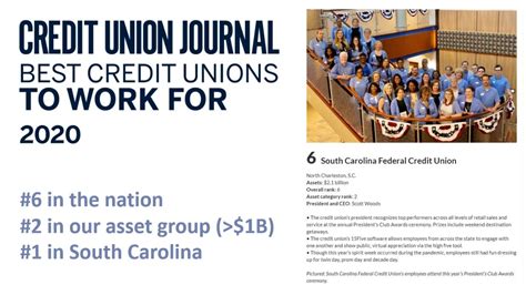 South Carolina Federal Credit Union Mission Benefits And Work Culture