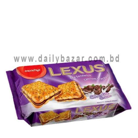 Munchys Lexus Chocolate Cream Sandwich Cracker 225 Gm Daily Bazar