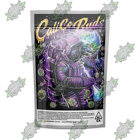 Cali Co Buds Mylar Bag Sticker High Society Packaging