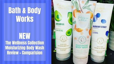 Bath Body Works NEW The Wellness Collection Moisturizing Body Wash