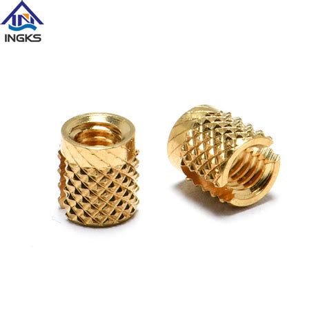 M3 M6 Hot Melt Insert Nut For Plastic Slotted Knurled Brass Insert Nut Nuts And Brass Insert Nut