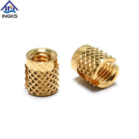 M M Hot Melt Insert Nut For Plastic Slotted Knurled Brass Insert Nut