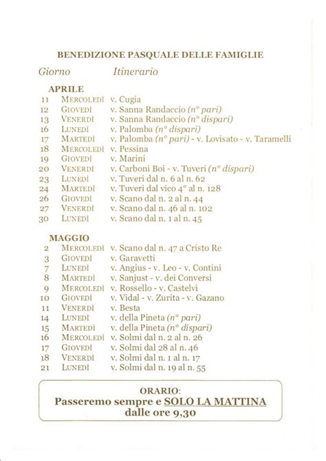 Parrocchia Santi Giorgio E Caterina Blog Archive Calendario Della