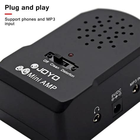 JOYO JA-01 Mini Guitar AMP Portable Electric Guitar Amplifier Clean ...