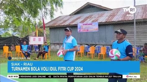 Karang Taruna Kemuning Muda Gelar Turnamen Bola Voli Idul Fitri Cup