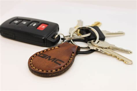 Gmc Keychain Sierra Canyon Yukon Acadia Handmade Leather Etsy