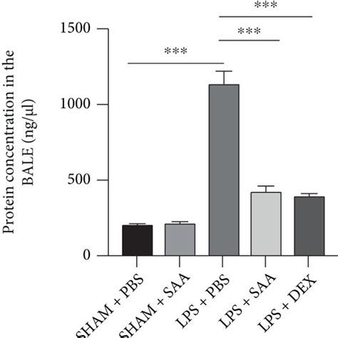 Effects Of Saa On The Lung Edema And Leukocyte Infiltration In