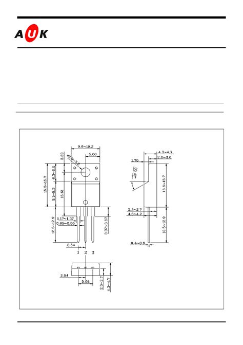 D13007 datasheet(1/5 Pages) AUK | NPN Silicon Power Transistor