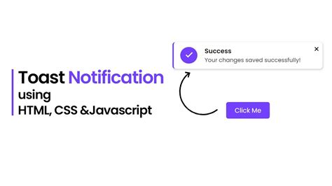 Toast Notification How To Create Toast Notification Easily Using HTML