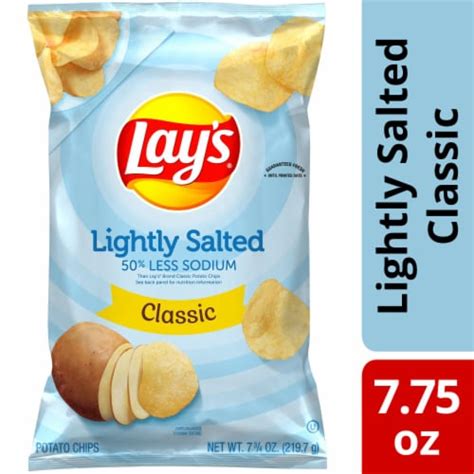 Lays® Lightly Salted Classic Potato Chips 7 75 Oz Kroger