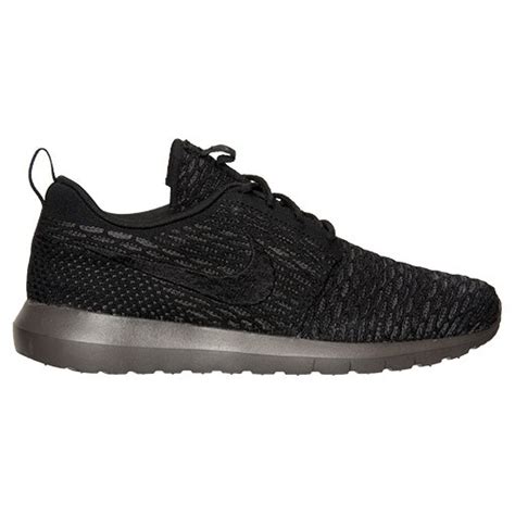 Price Nike Roshe Run Flyknit Black Midnight Fog Shoes