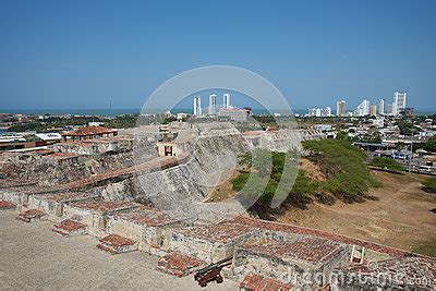 Castle Of San Felipe De Barajas Editorial Image Cartoondealer