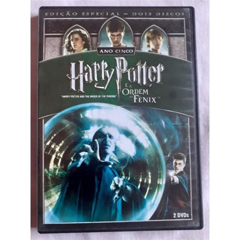 Dvd Duplo Harry Potter E A Ordem Da Fenix Shopee Brasil