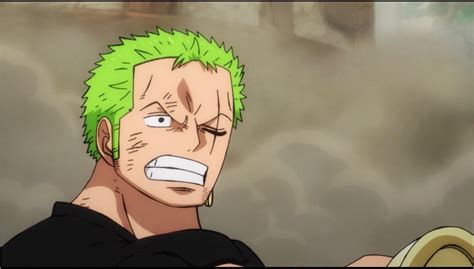 Zoro old color hair vs new bright neon hair comparison : r/OnePiece