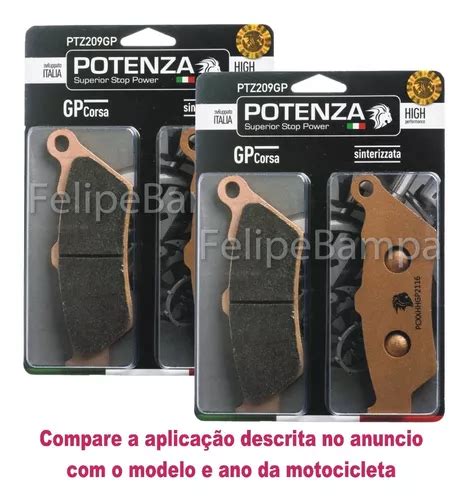 Kit Un Pastilha Potenza Sinterizada Diant F Gs Promo