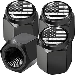 4 Pcs Universal Aluminum Tire Valve Stem Caps Durable Dust