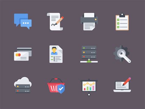 Free Flat Icons by MaxVectors on Dribbble