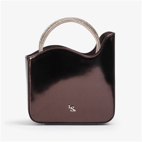 Bag In Satin Leather And Paint Le Silla