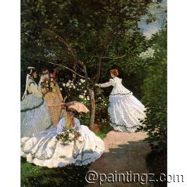 Femmes au jardin (Women in the Garden) by Claude Monet Reproduction ...