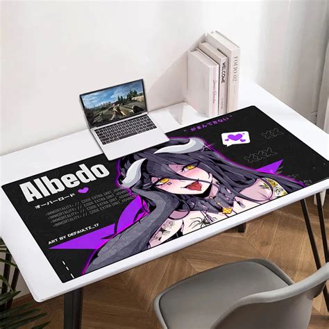 Du A Podk Adka Pod Mysz Gamer Albedo Anime Sexy Girls Mata Gumowa