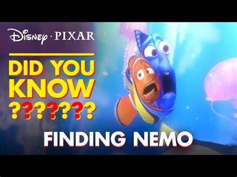 Fun Facts & Easter Eggs From Finding Nemo | Pixar Did You Know? by ...